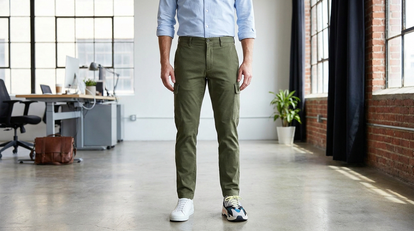 Cómo elegir y combinar un pantalón cargo de hombre